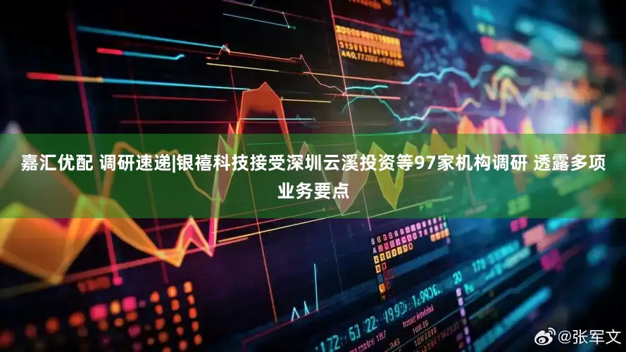 嘉汇优配 调研速递|银禧科技接受深圳云溪投资等97家机构调研 透露多项业务要点