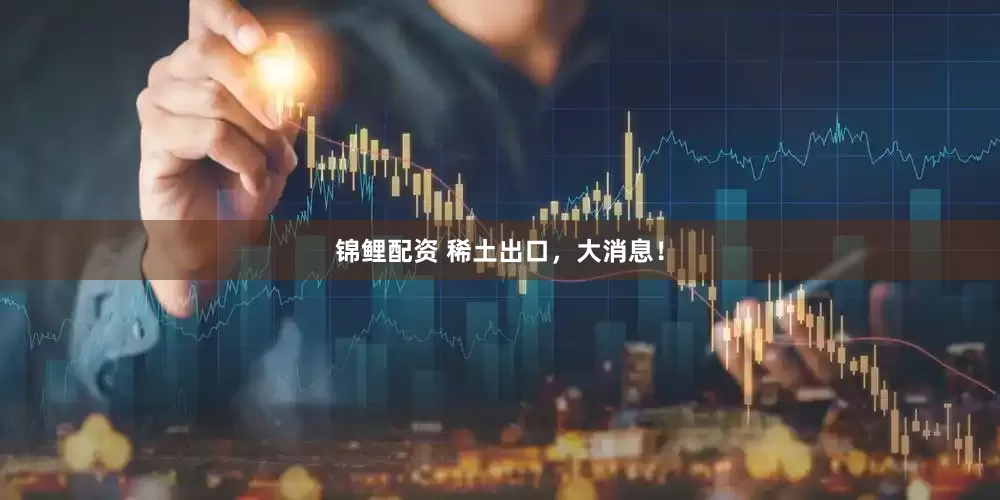 锦鲤配资 稀土出口，大消息！